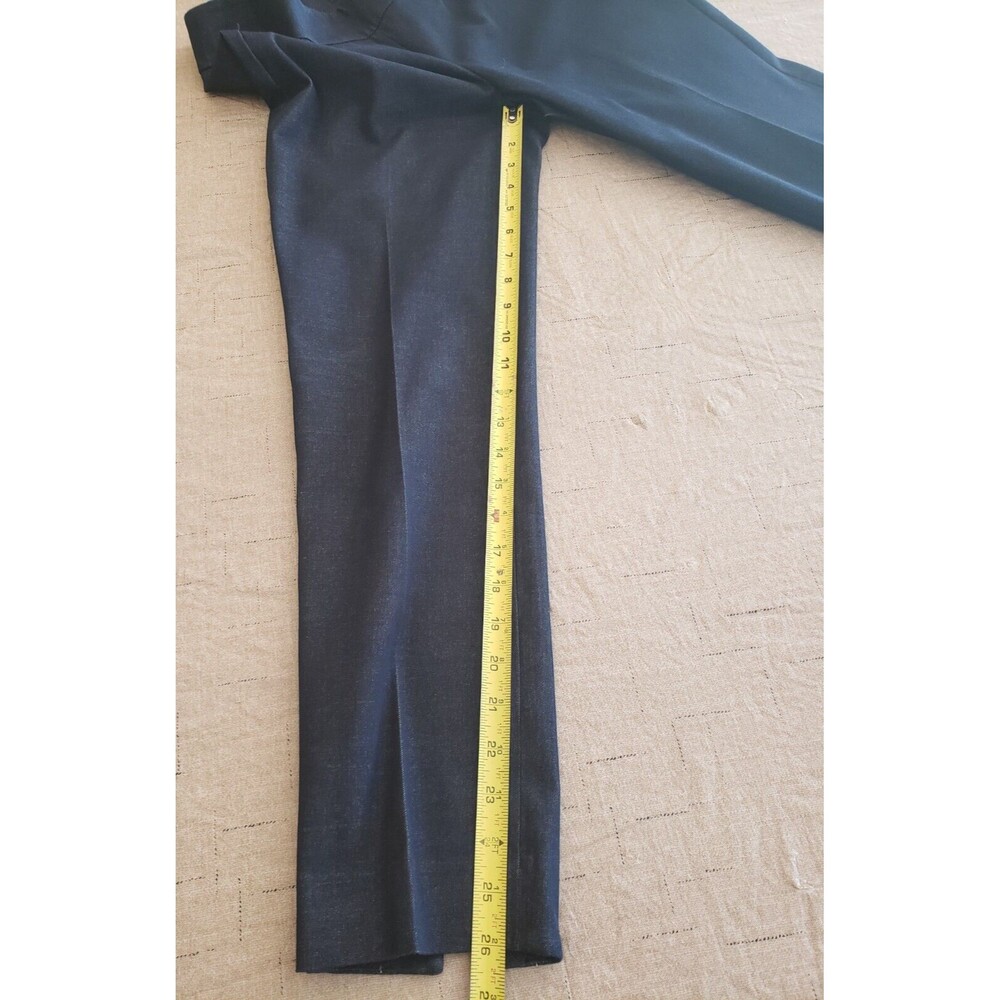Talbots Women’s Size 2 Chatham Navy Blue Ankle Side Zip Pants EUC - Picture 12 of 13